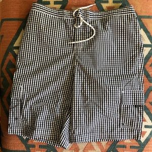 NWOT LANDS END SWIM TRUNKS XL